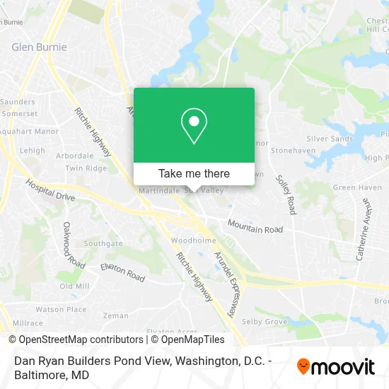 Dan Ryan Builders Pond View map