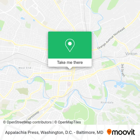 Appalachia Press map