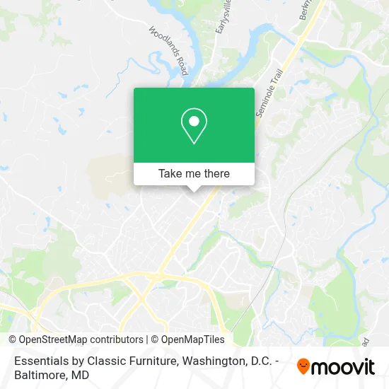 Essentials by Classic Furniture map