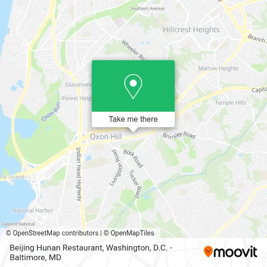 Beijing Hunan Restaurant map