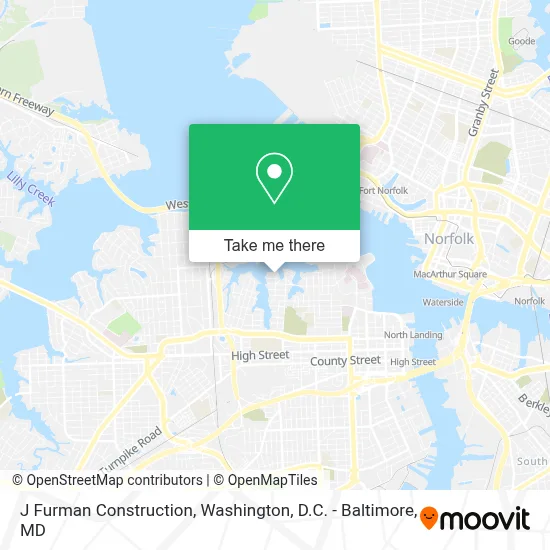 J Furman Construction map