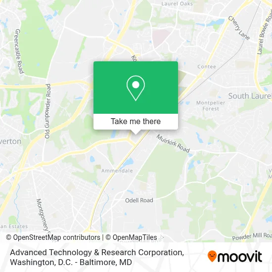 Advanced Technology & Research Corporation map