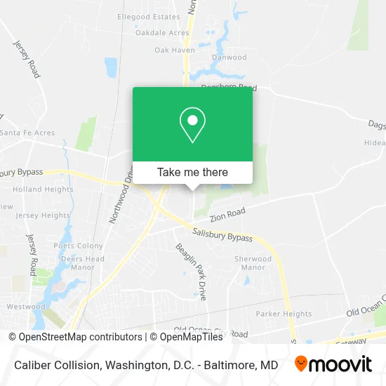 Caliber Collision map