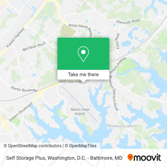 Self Storage Plus map