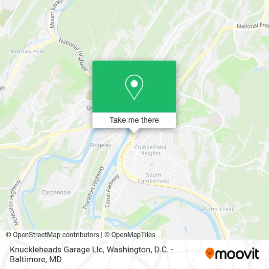 Knuckleheads Garage Llc map