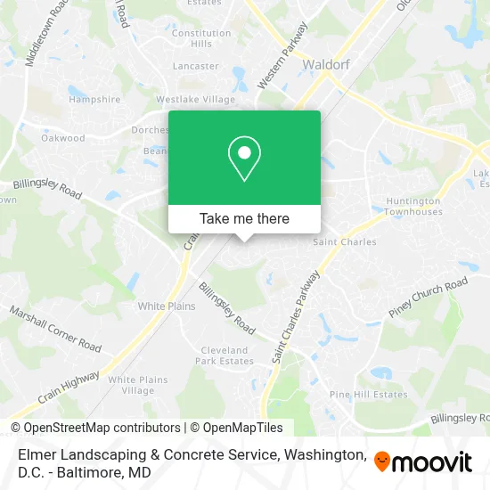 Elmer Landscaping & Concrete Service map
