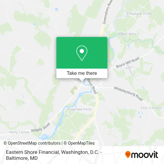 Eastern Shore Financial map