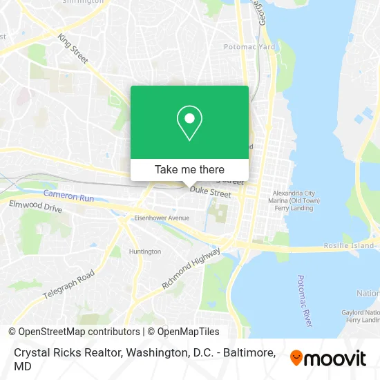Crystal Ricks Realtor map