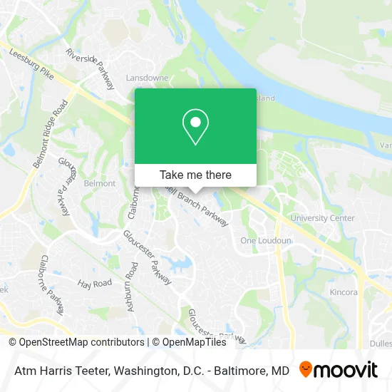 Atm Harris Teeter map