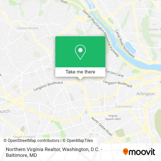Northern Virginia Realtor map