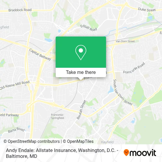 Andy Endale: Allstate Insurance map