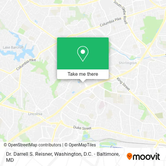 Dr. Darrell S. Reisner map