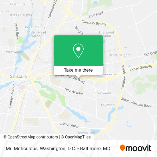 Mr. Meticulous map