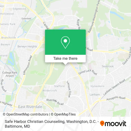 Safe Harbor Christian Counseling map