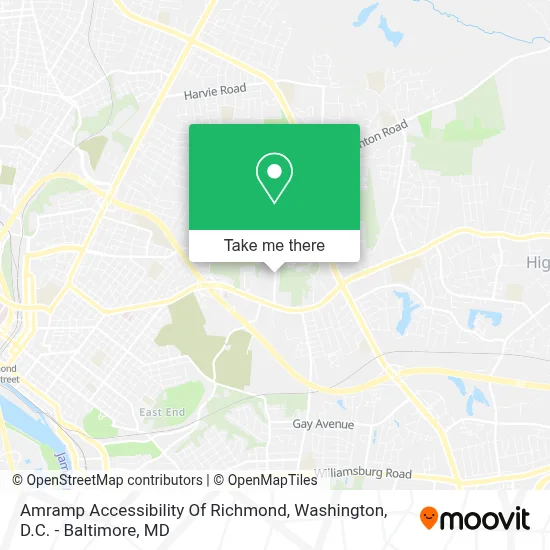 Amramp Accessibility Of Richmond map