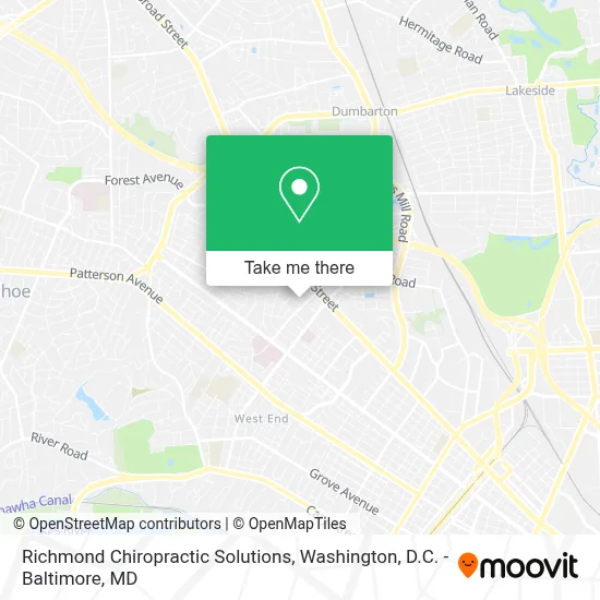 Richmond Chiropractic Solutions map