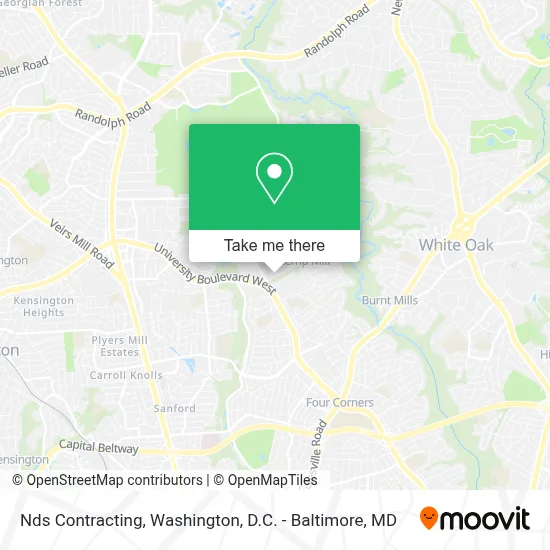 Nds Contracting map