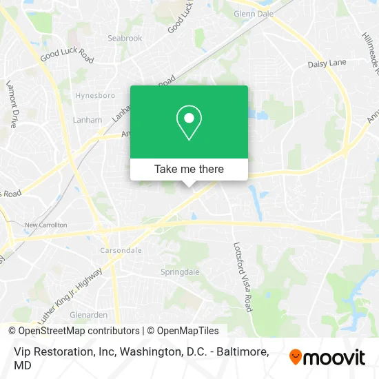 Vip Restoration, Inc map