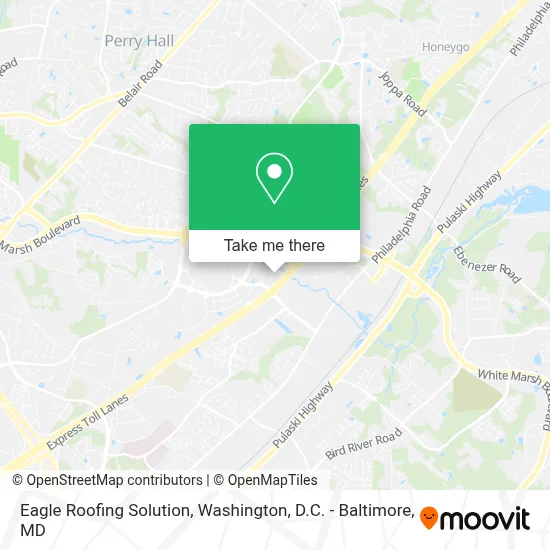 Eagle Roofing Solution map