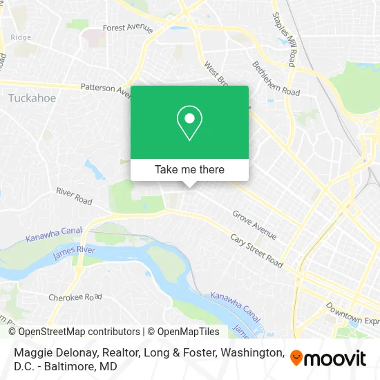 Maggie Delonay, Realtor, Long & Foster map