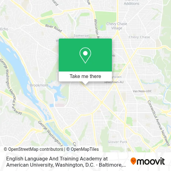 English Language And Training Academy at American University map