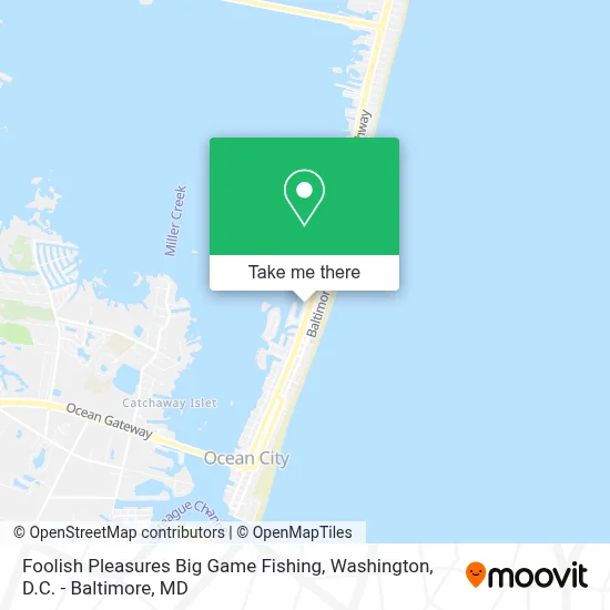 Foolish Pleasures Big Game Fishing map