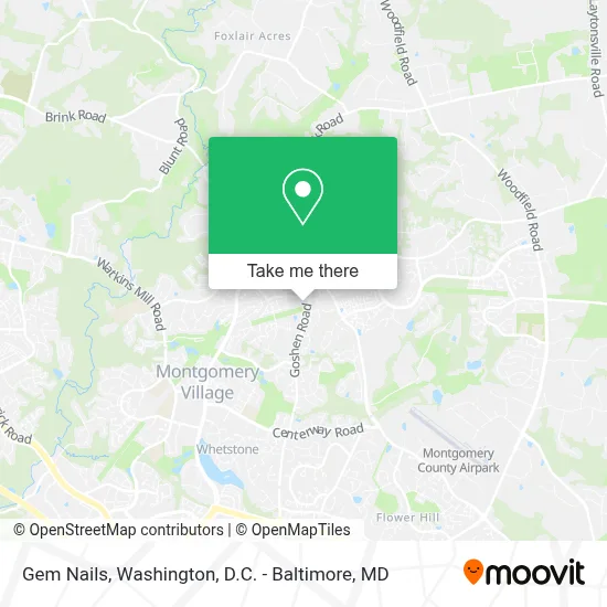 Gem Nails map