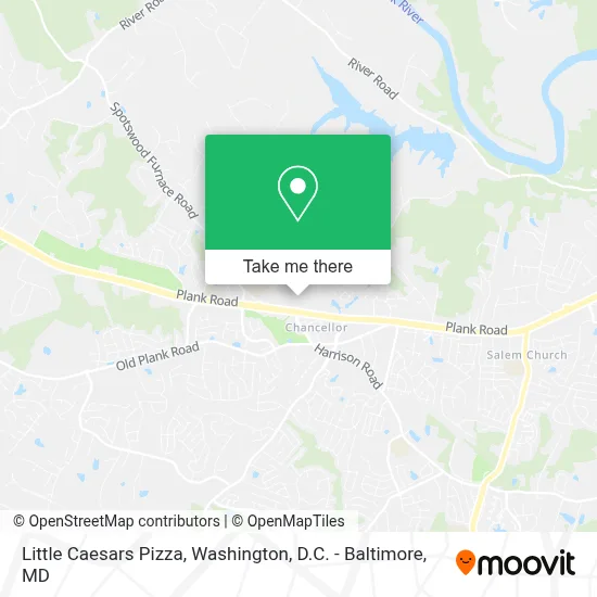 Little Caesars Pizza map