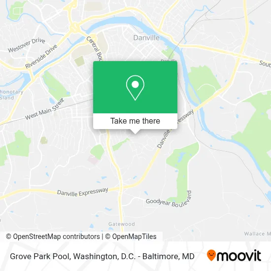 Grove Park Pool map