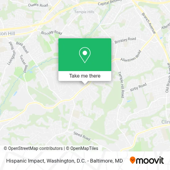 Hispanic Impact map