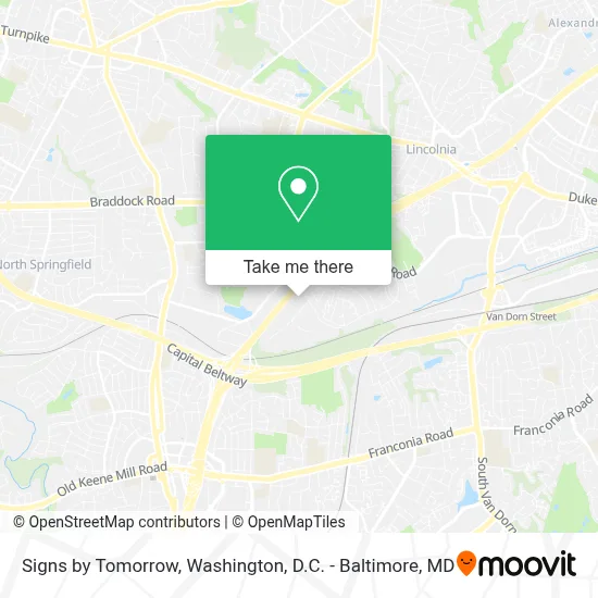 Signs by Tomorrow map