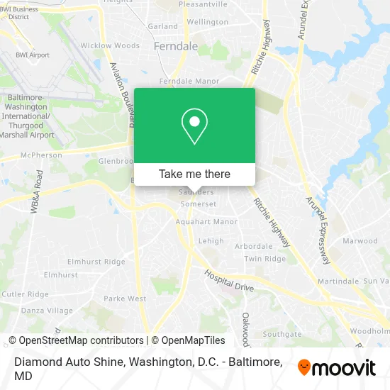 Diamond Auto Shine map