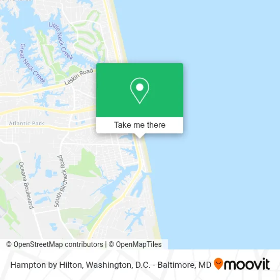 Hampton by Hilton map