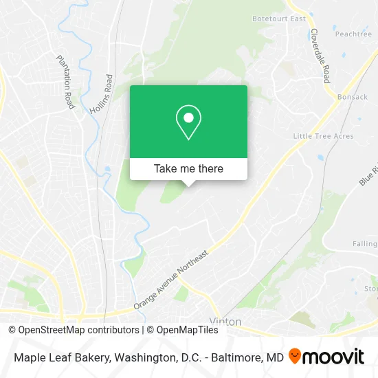 Maple Leaf Bakery map