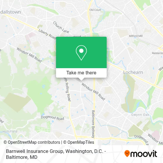 Barnwell Insurance Group map