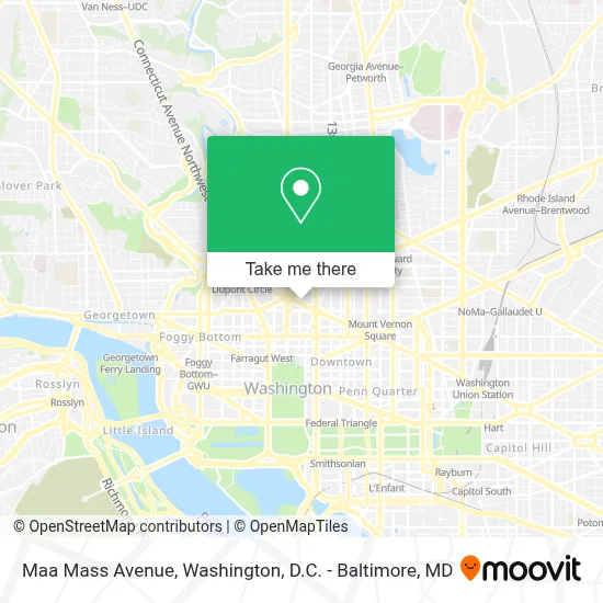 Maa Mass Avenue map