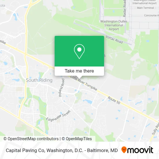 Capital Paving Co map