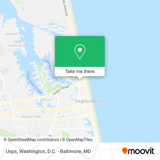 Usps map