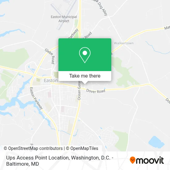 Ups Access Point Location map