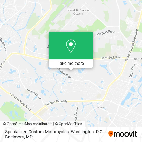Specialized Custom Motorcycles map