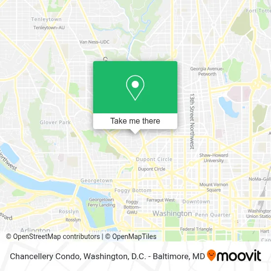 Chancellery Condo map
