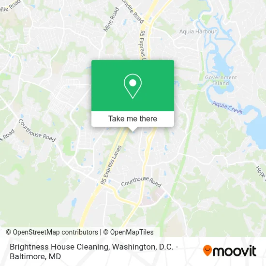 Brightness House Cleaning map