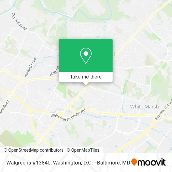 Walgreens #13840 map