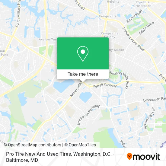 Pro Tire New And Used Tires map