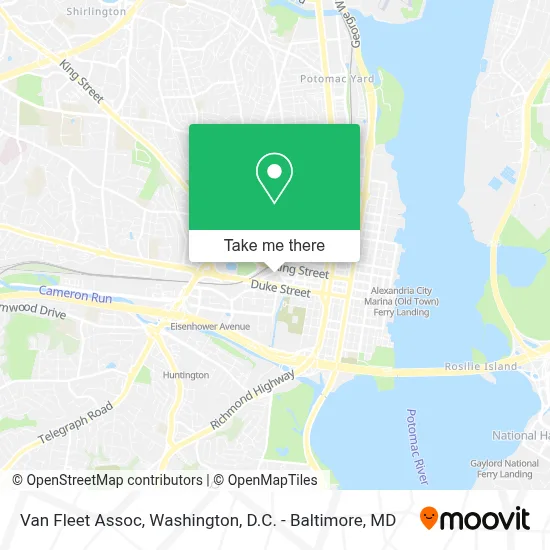 Van Fleet Assoc map
