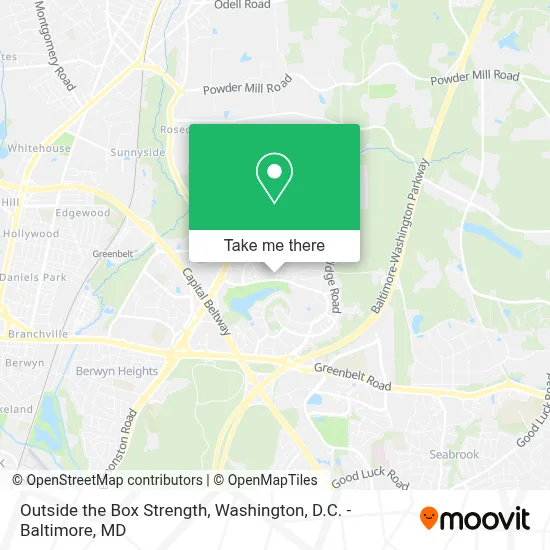 Outside the Box Strength map