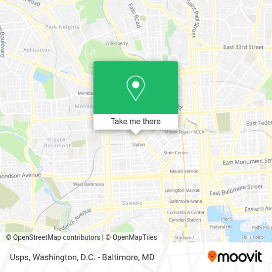 Usps map
