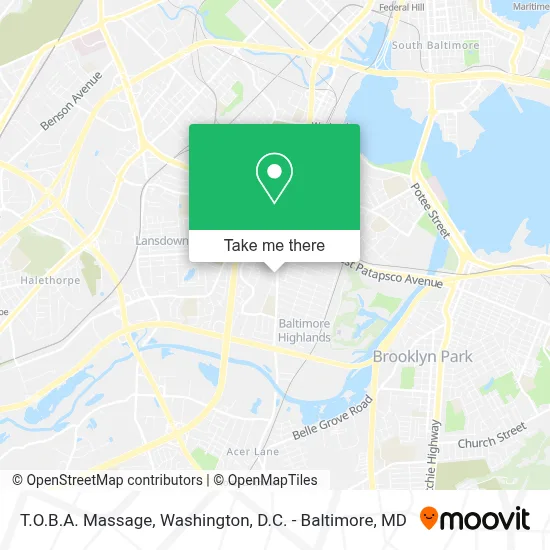 T.O.B.A. Massage map