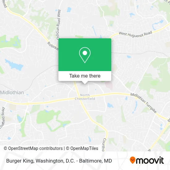 Burger King map