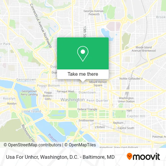 Usa For Unhcr map